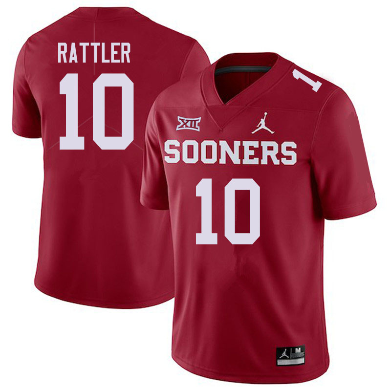 Jordan Brand Men #10 Pat Fields Oklahoma Sooners College Football Jerseys Sale-Crimson